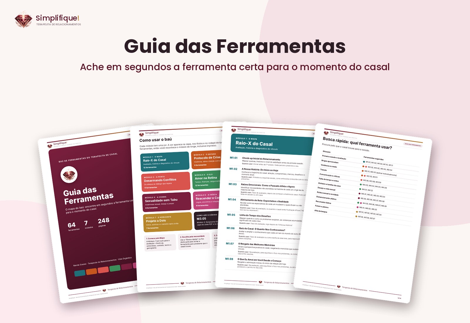 Guia das Ferramentas com busca rápida por situação